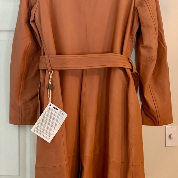 Muubaa Lambkin Leather Coat—NWT - Picture 2 of 12